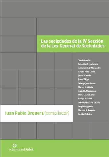 Las sociedades de la IV Sección de la Ley General de Sociedades