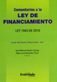 Comentarios a la ley de Financiamiento. Ley 1943 de 2018.