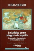 Lo jurídico como categoría del espíritu